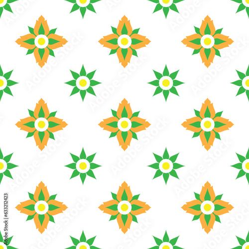 Thai pattern fabric is a unique pattern fabric. unlike anywhere It is a mix between soft and hard together. It is a combination of patterns. resulting in unity and power, can be used to design various