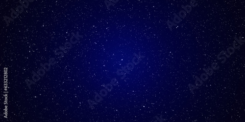 Illustration, full sky and stars, dark blue background.