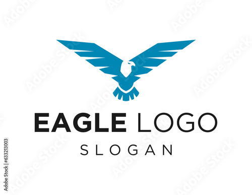 Logo about Eagle on a white background. created using the CorelDraw application.