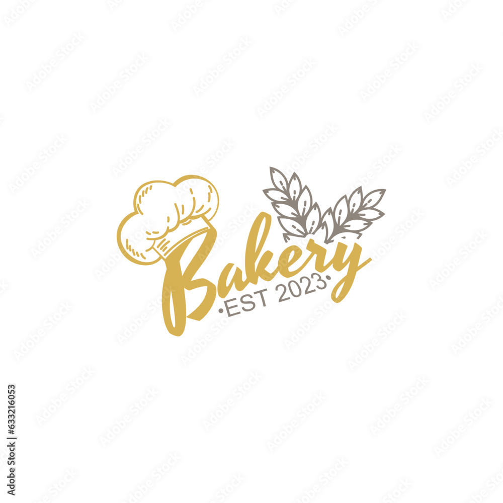 Obraz premium Bakery Vintage Logo Design Vector Template
