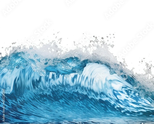 Abstract blue water flow background