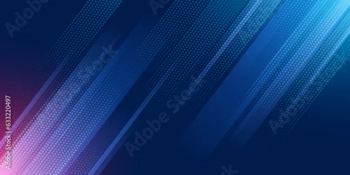 Fototapeta Dots halftone white and blue color pattern gradient grunge texture background. Dots pop art comics sport style vector illustration.