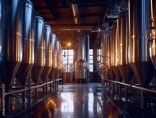 beer brewery fermentation room factory