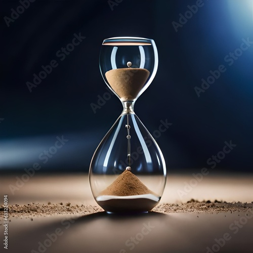 hourglass with sand