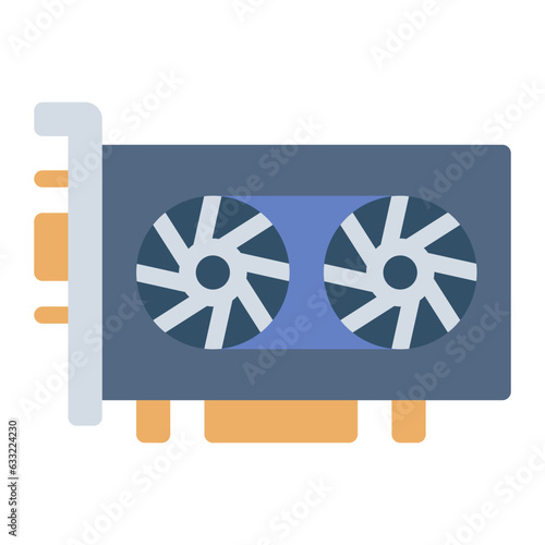 GPU computer component icon
