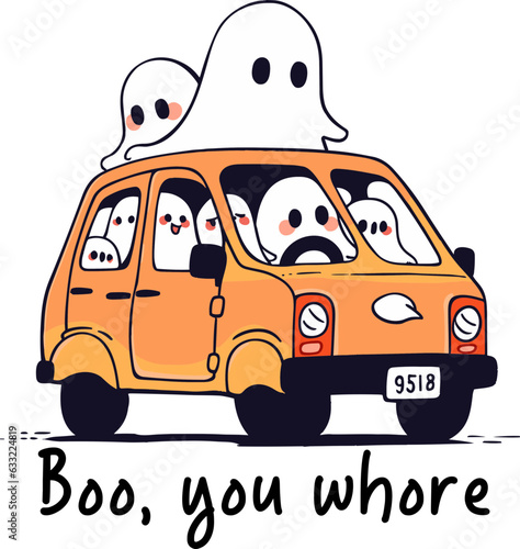 Boo, you whore,halloween ghost cute,boo ,spooky vibes png,groovy ghost,boho,sublimation design.