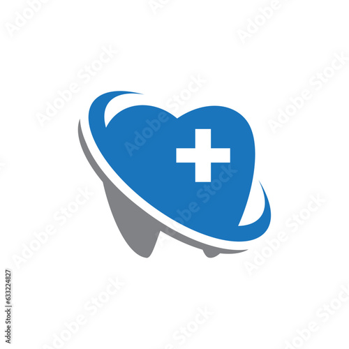 Dental care, treatment, medical dental, dentist home logo design. Professional creative and eye catching dental services logo and icon vector.