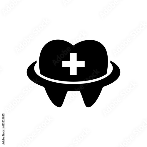 Dental care, treatment, medical dental, dentist home logo design. Professional creative and eye catching dental services logo and icon vector.