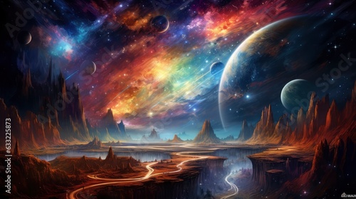 The best view of the galaxy  universes  solar systems  planets  parallel realities 