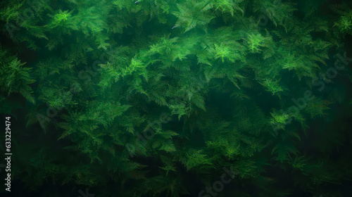 Forest Green Background AI Generative