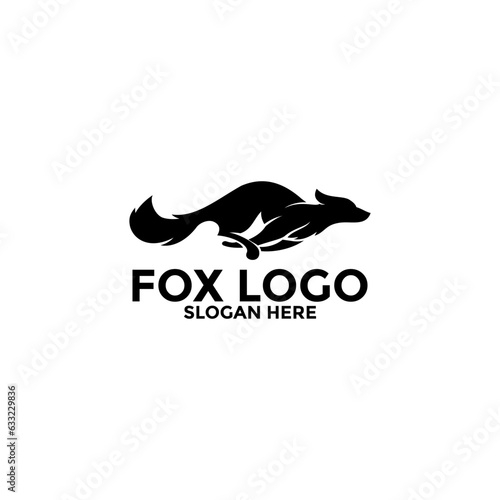 Fox logo icon vector, unique fox logo illustration design