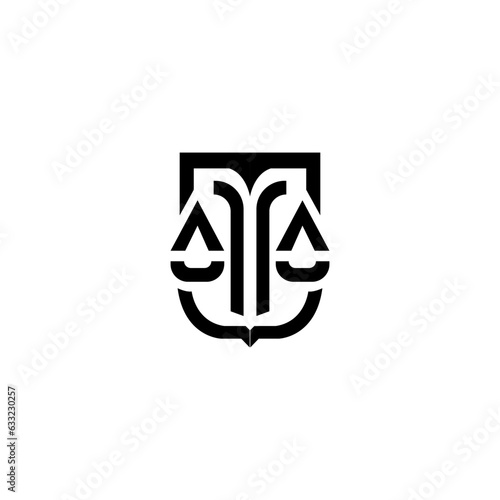 modern and cool ship lawyer logo design for company