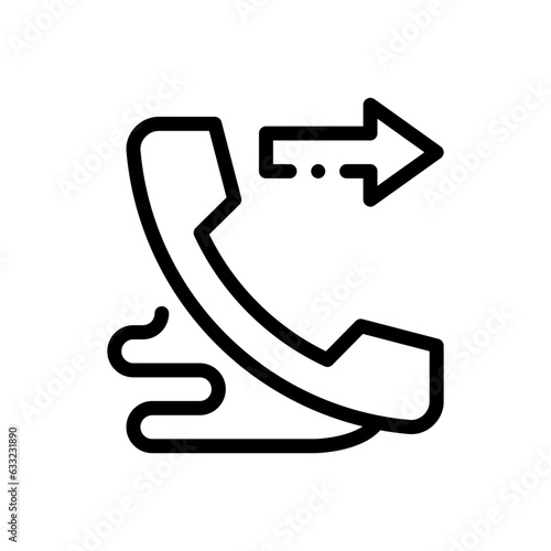 outgoing call line icon