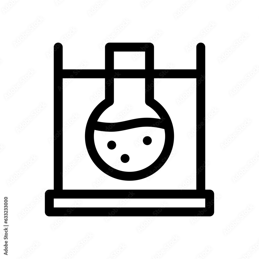flask line icon