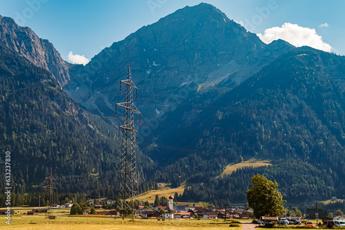 Alpine summer view near Heiterwang, Reutte, Tyrol, Austria photo