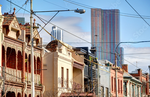 Obraz na płótnie Melbourne Landmarks, HDR Image