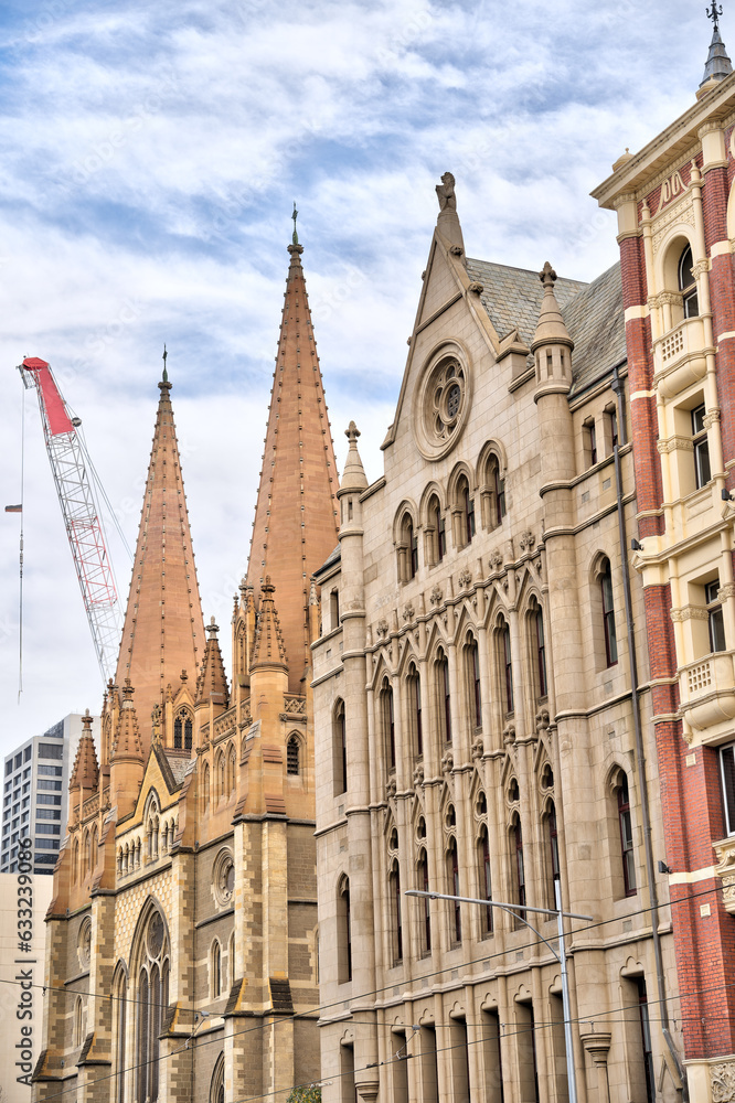 Melbourne landmarks, Australia, HDR Image