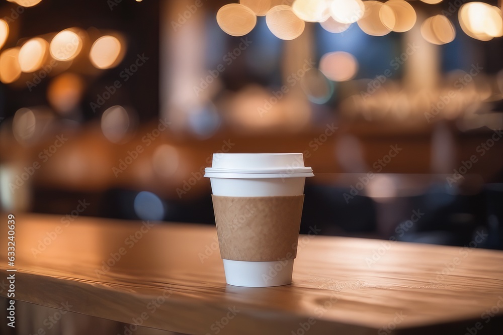 cup of coffee on the table cup of coffee on the table