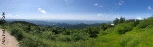 panorama of the Black Forest mountains