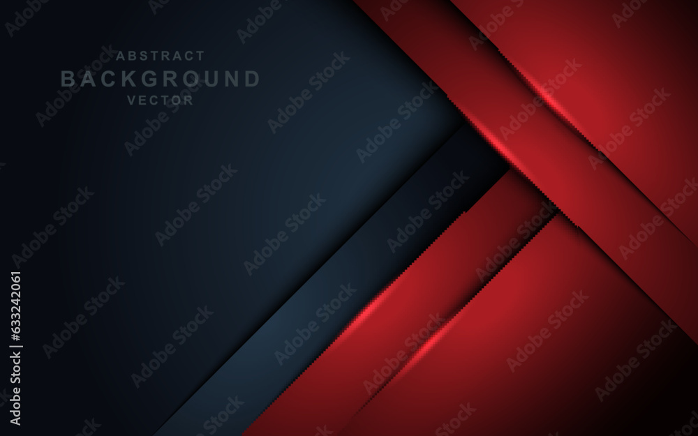 Red Overlap Layer Dark Gray Background Red Overlap Layer Dark Gray Background