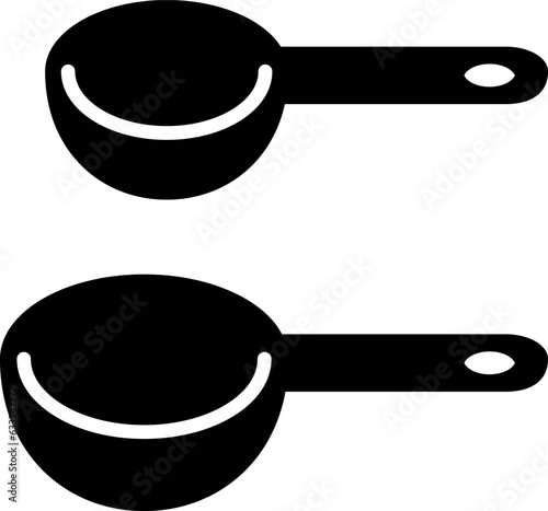 計量スプーンのイラスト・アイコン（measuring spoon）