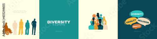 Modern set about diversity in society.