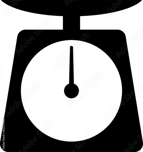 はかりのイラスト・アイコン（kitchen scale）