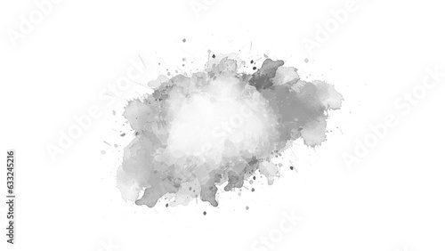 Watercolor paint brush stroke. ink splash transition. Abstract inkblot, splat, fluid art, overlay, alpha matte composition, spread on a transparent background. color full ink splatter blot spreading.