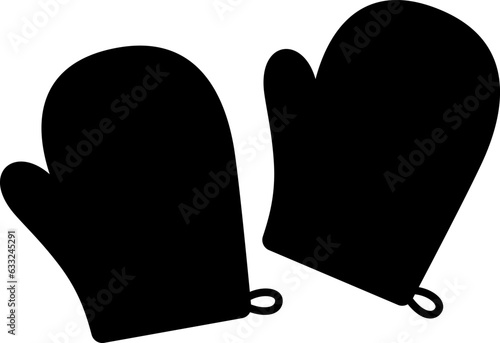 鍋つかみのイラスト・アイコン（Potholder）