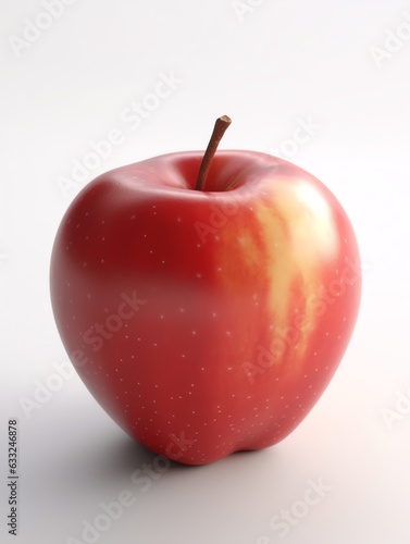 realistic 3d fruits apple