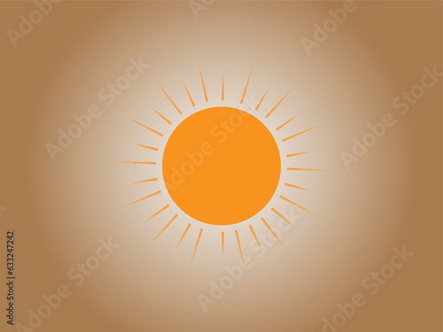 Sun Unique vector stock illustration