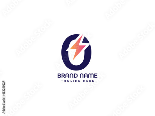o modern letter logo