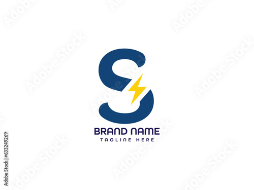 s modern letter logo