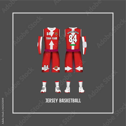 jersey or basketball sports team clothes