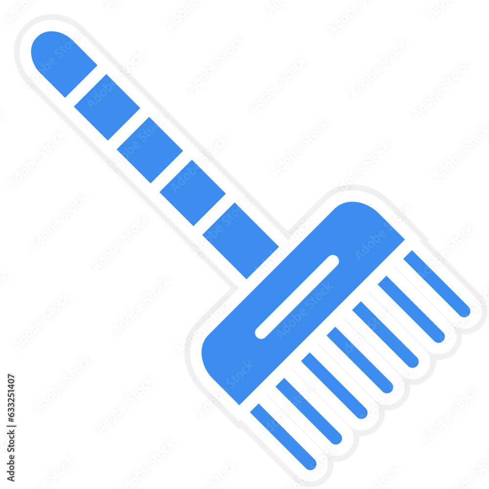 Vector Design Hair Dye Brush Icon Style Vector Design Hair Dye Brush Icon Style