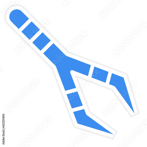 Vector Design Tweezers Icon Style