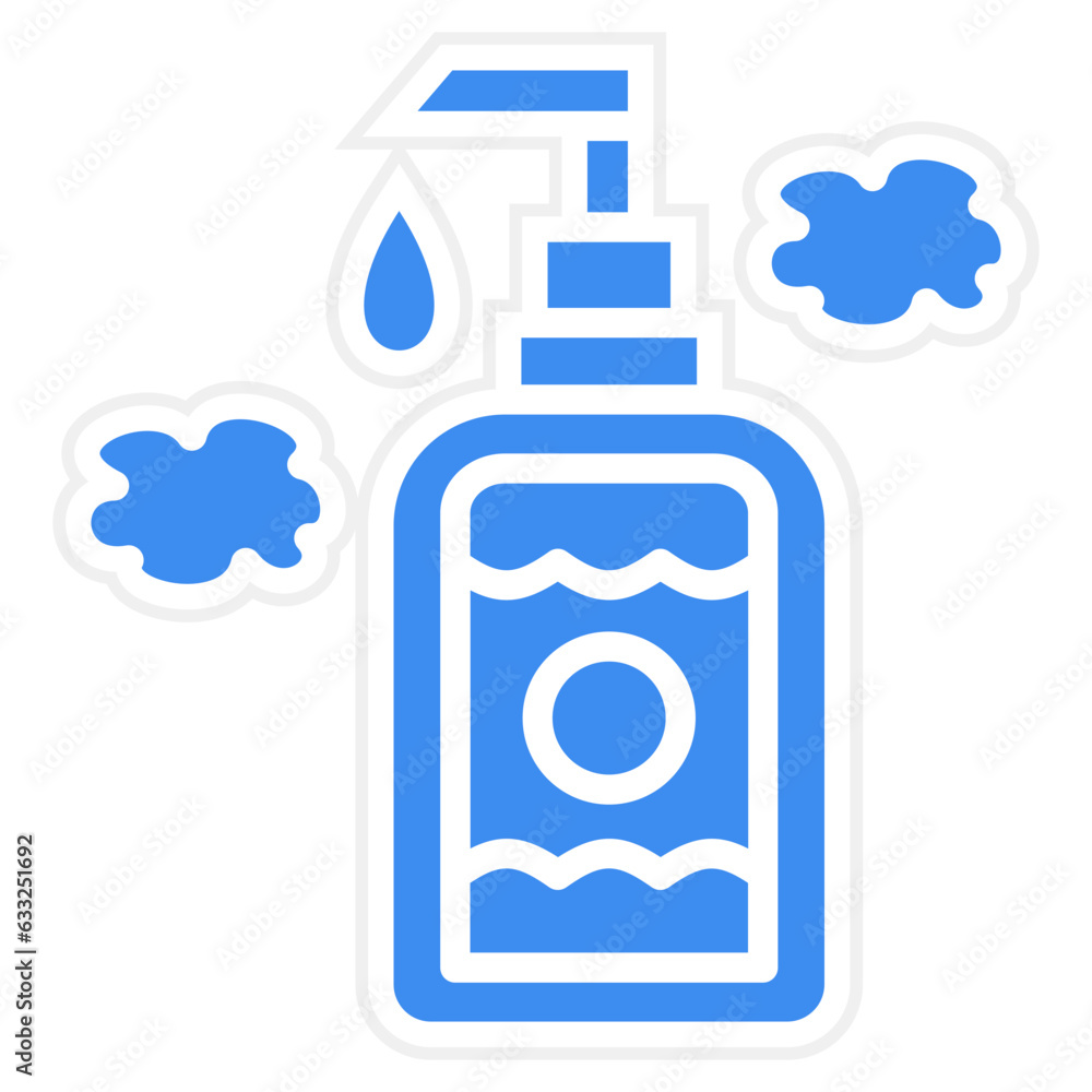 Vector Design Face Cleanser Icon Style Vector Design Face Cleanser Icon Style