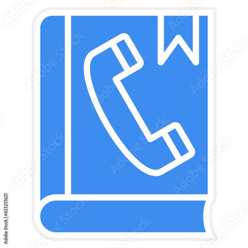 Vector Design Phonebook Icon Style