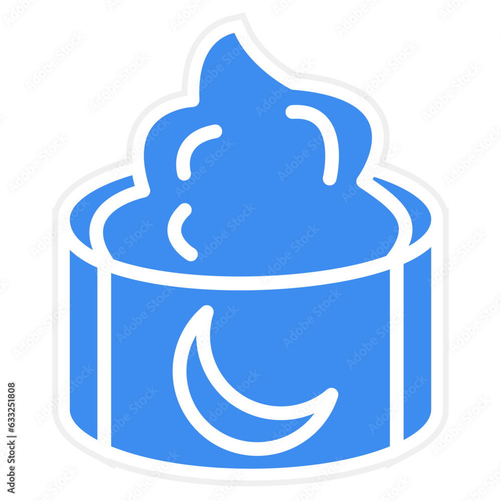 Vector Design Night Cream Icon Style Vector Design Night Cream Icon Style