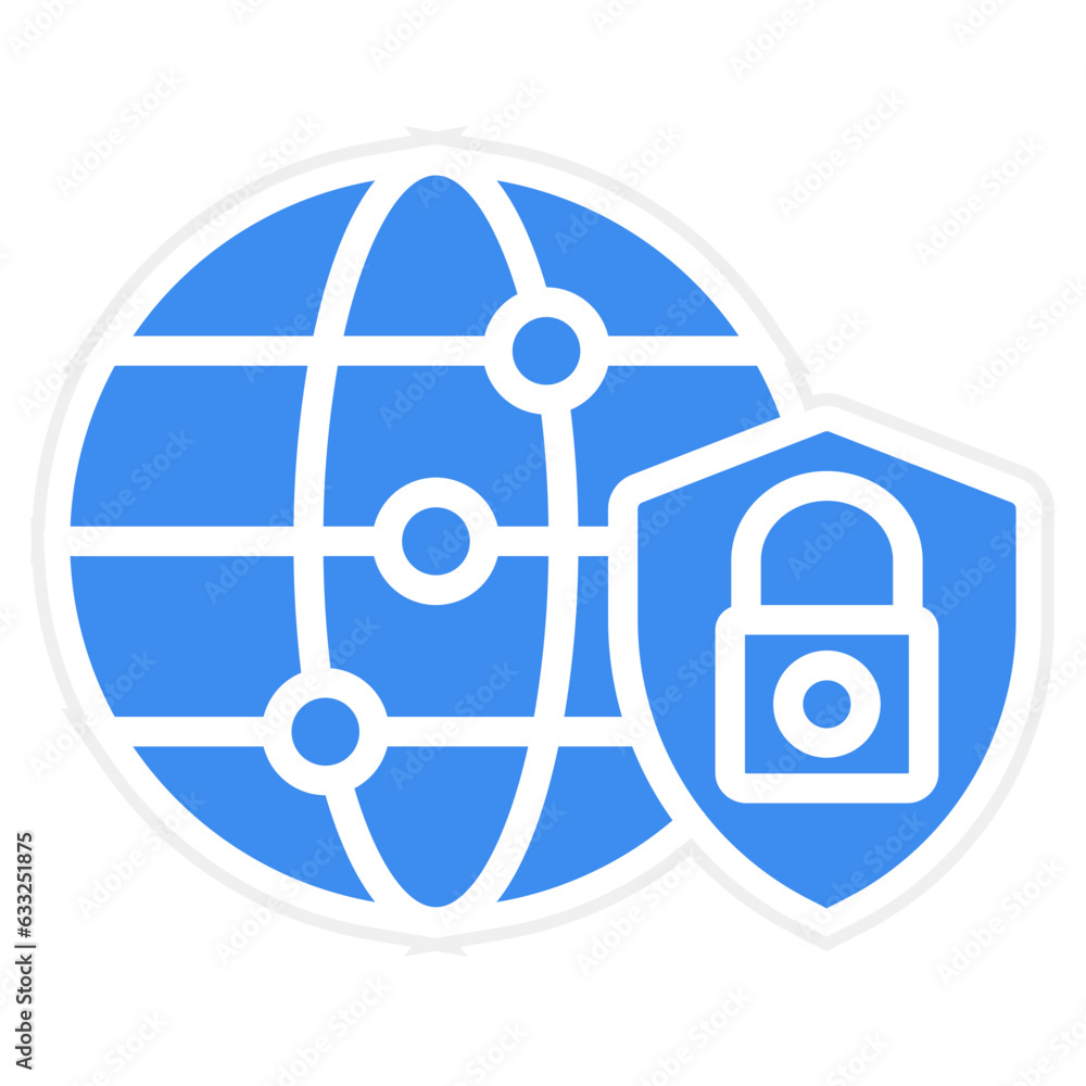 Vector Design Internet Security Icon Style Vector Design Internet Security Icon Style