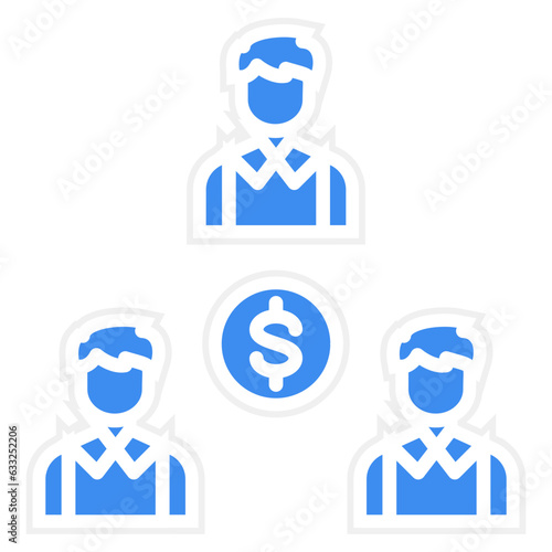 Vector Design Crowdfunding Icon Style