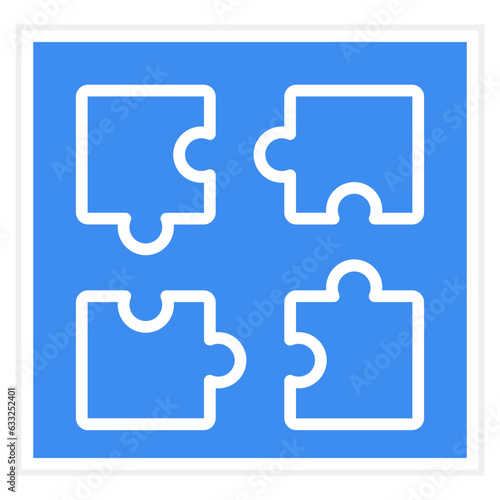 Vector Design Puzzle Icon Style