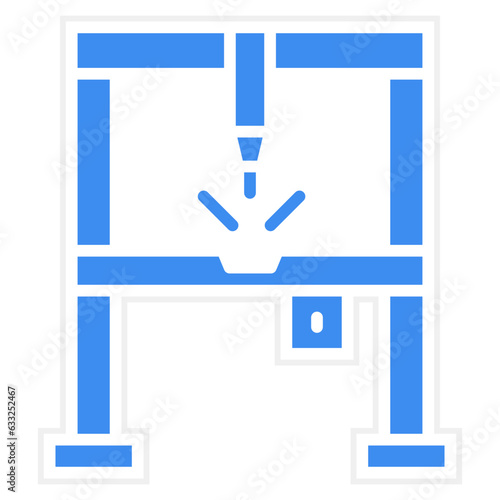 Vector Design Plasma Laser Icon Style