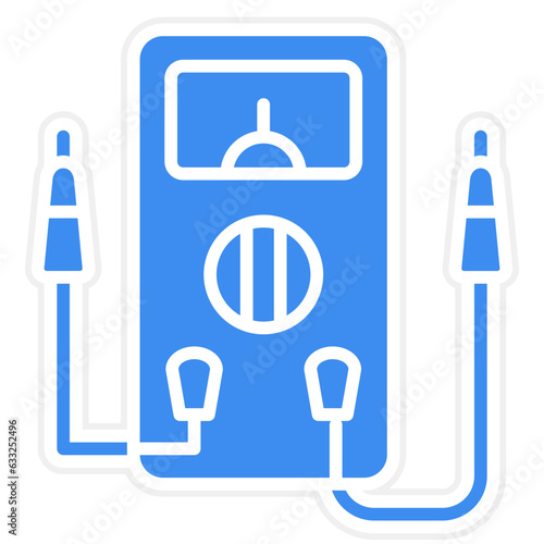 Vector Design Multimeter Icon Style