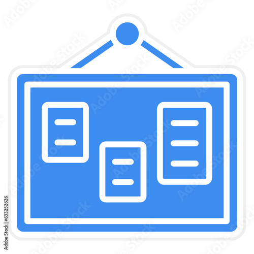 Vector Design Pinboard Icon Style