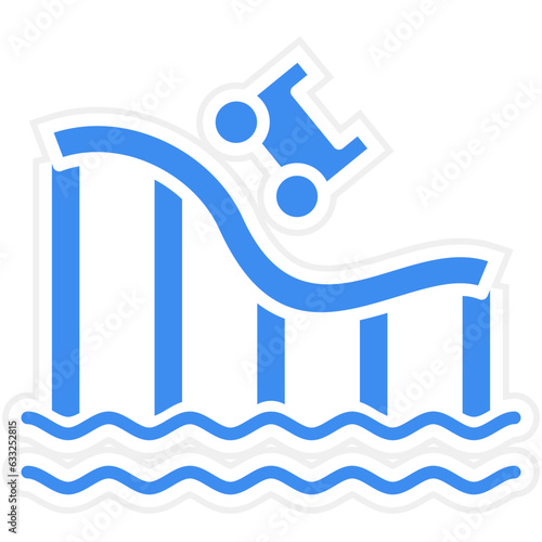 Vector Design Water Coaster Icon Style