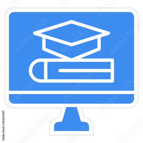 Vector Design Courses Icon Style