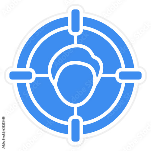 Vector Design Headhunting Icon Style