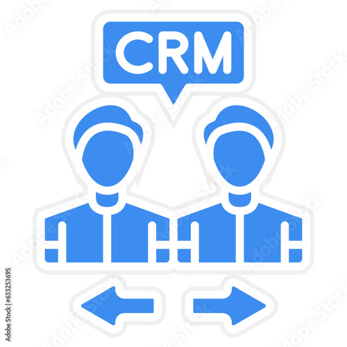 Vector Design Crm Methodologies Icon Style