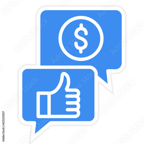 Vector Design Haggling Icon Style
